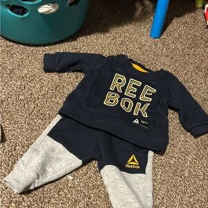 Reebok Kids Navy and Gray Joggers